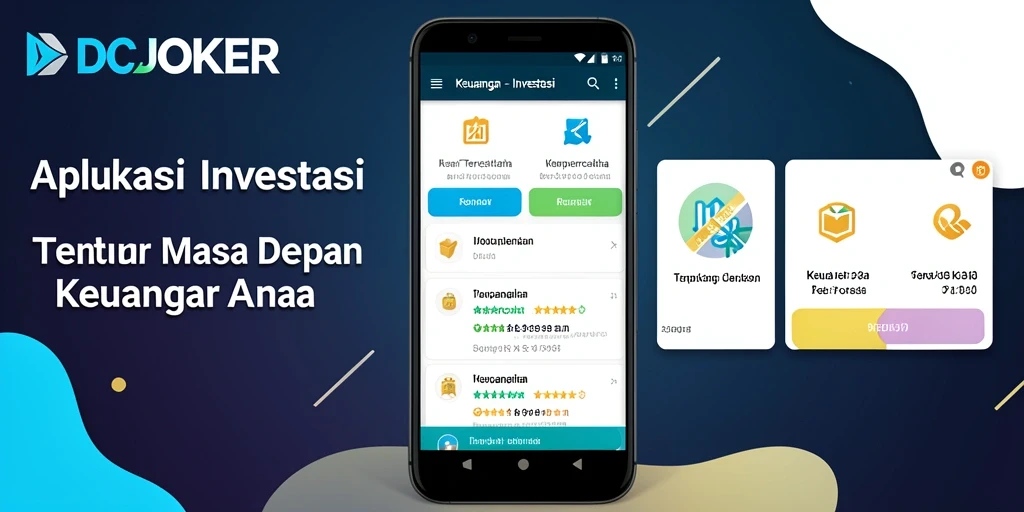 Tampilan antarmuka pengguna IDCJOKER yang modern dan fungsional untuk investasi.